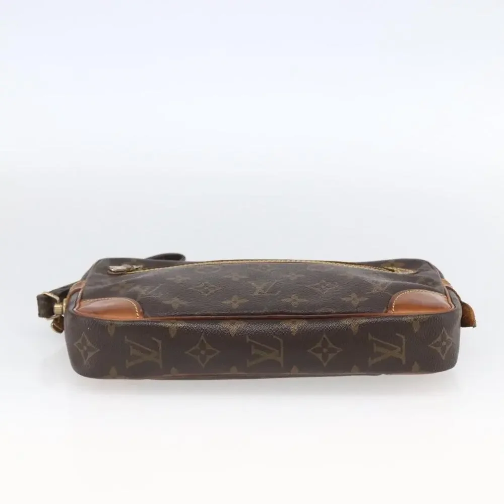 Louis Vuitton Monogram Marly Dragonne GM Clutch Bag Brown